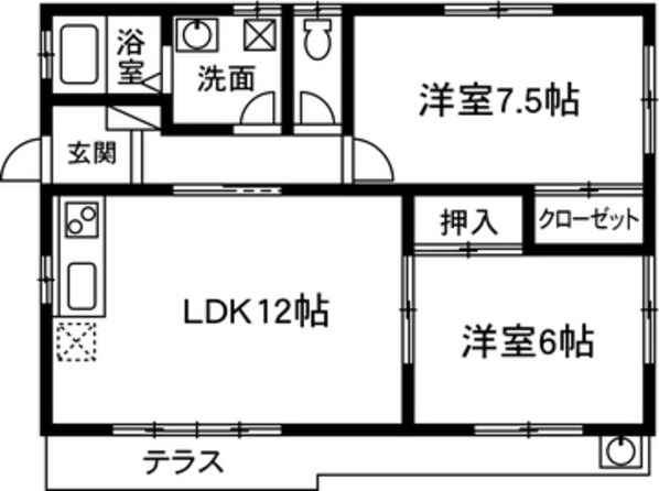 コンフォートタウン榛東Ⅰの物件間取画像